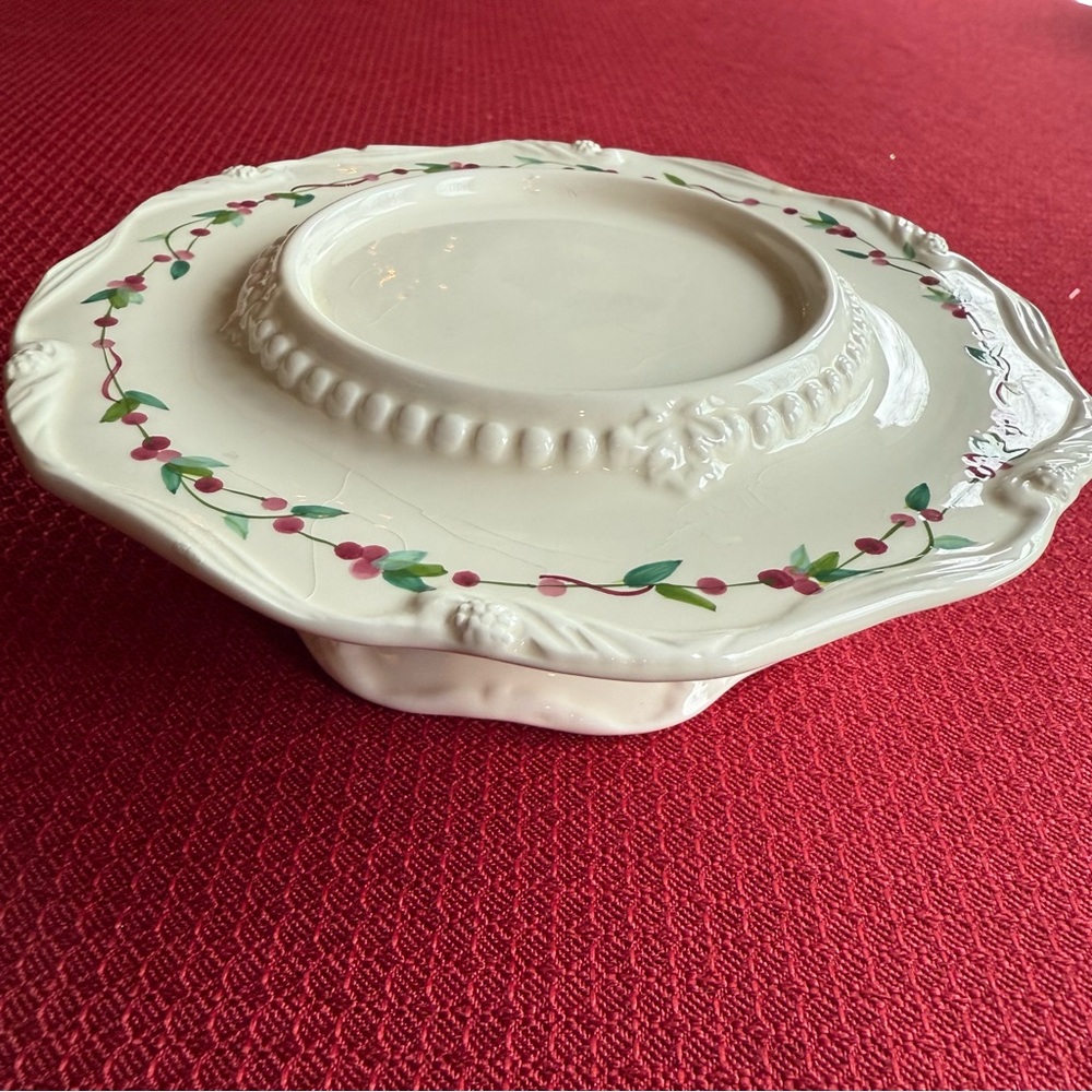 Colonial Candle Ceramic Pedestal Cream Candle Holder Stand